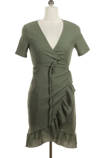 Zelené Letní šaty S Krátkým Rukávem VERO MODA Vel.  XS