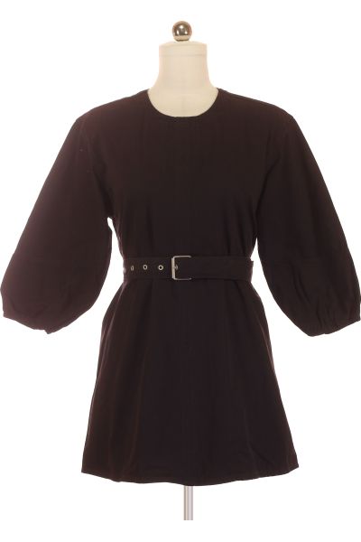 Černé Letní šaty S Krátkým Rukávem Outlet