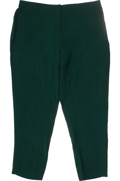 Zelené Dámské Rovné Kalhoty Cortefiel Vel. XL Outlet