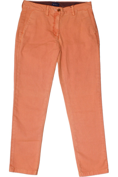 Růžové Dámské Chino Kalhoty GANT Vel.  36 Outlet