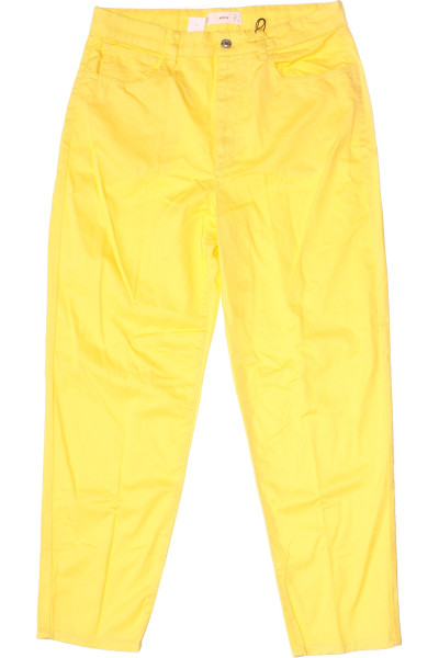 Žluté Dámské Kalhoty Letní MANGO Vel.  42 Outlet