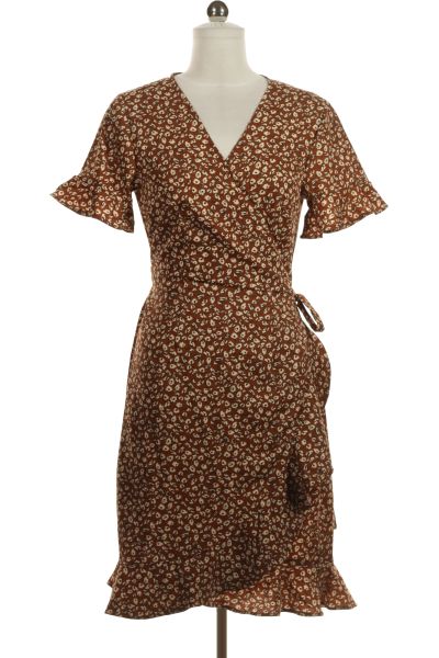 Barevné Letní šaty S Krátkým Rukávem ONLY Vel. 38