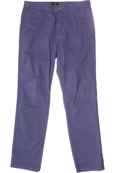 Modré Pánské Chino Kalhoty Vel. 32 Outlet