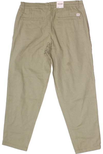 Zelené Pánské Chino Kalhoty JACK & JONES Vel. 32/34 | Outlet