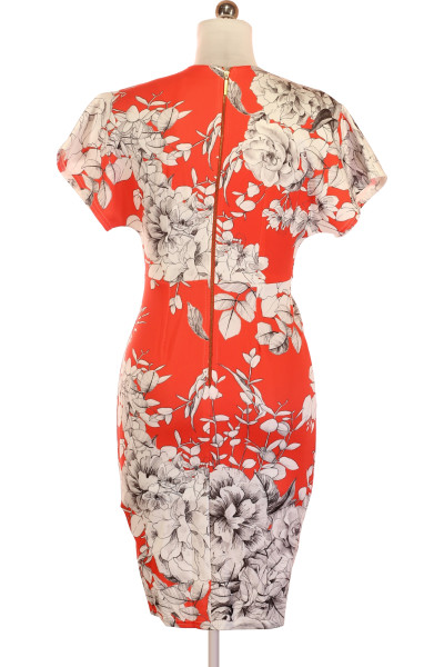 Barevné Letní šaty s Krátkým Rukávem Closet Second hand Vel.  38