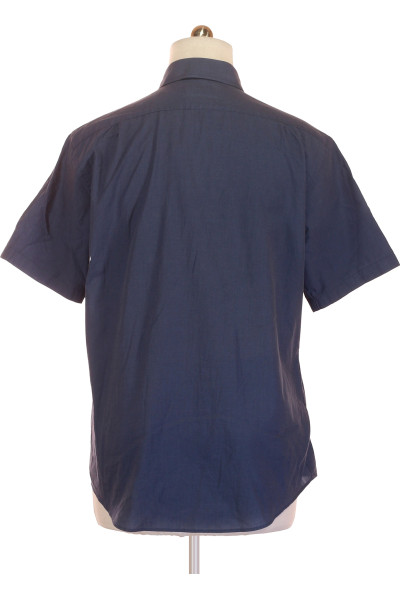 Pánská Košile s Krátkým Rukávem Jednobarevná Marks & Spencer Vel. 42