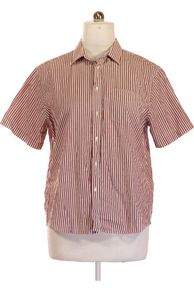 Barevná Vzorovaná Pánská Košile Marks & Spencer Vel. XL