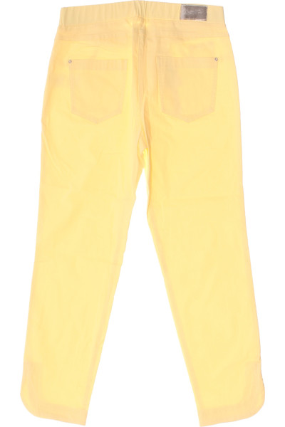 Žluté Dámské Rovné Kalhoty PFEFFINGER Outlet