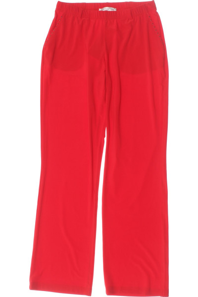 Červené Dámské Rovné Kalhoty Outlet