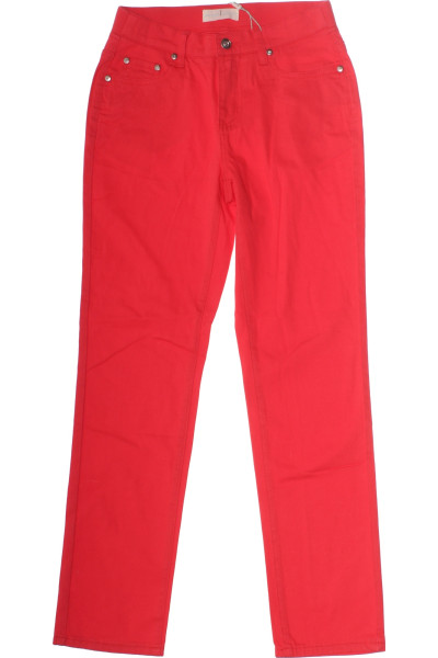 Červené Dámské Rovné Kalhoty PFEFFINGER Outlet