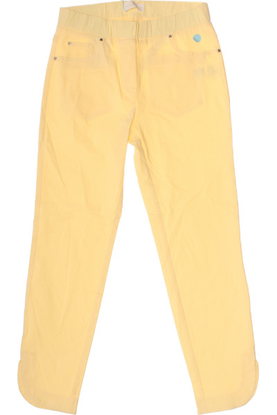 Žluté Dámské Kalhoty Letní PFEFFINGER Outlet