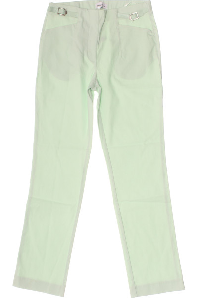 Zelené Dámské Kalhoty S Vysokým Sedem Judith Williams