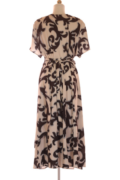 Barevné Letní šaty s Krátkým Rukávem Outlet Vel. 54