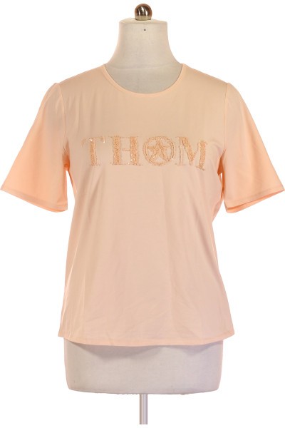 Růžové Dámské Tričko S Potiskem THOM By Thomas Rath