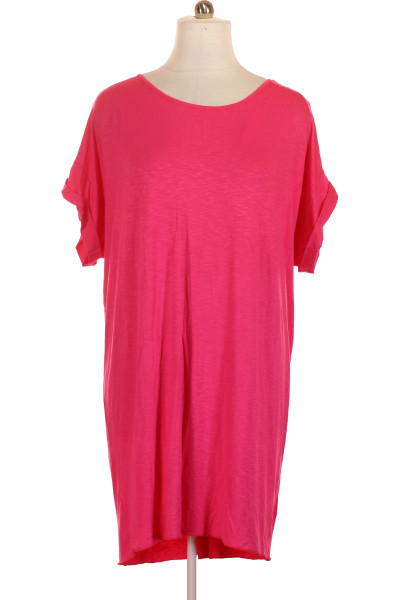 Růžové Letní šaty S Krátkým Rukávem Outlet