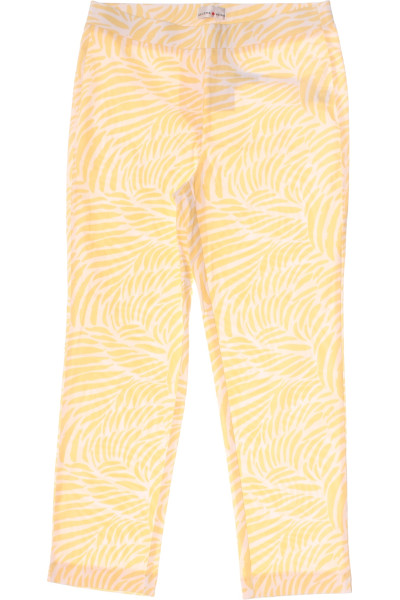 Žluté Dámské Kalhoty S Vysokým Sedem Outlet Vel.  42