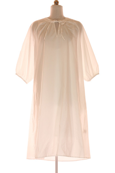 Bílé Letní šaty S Krátkým Rukávem Emily Van Den Bergh Vel. 44