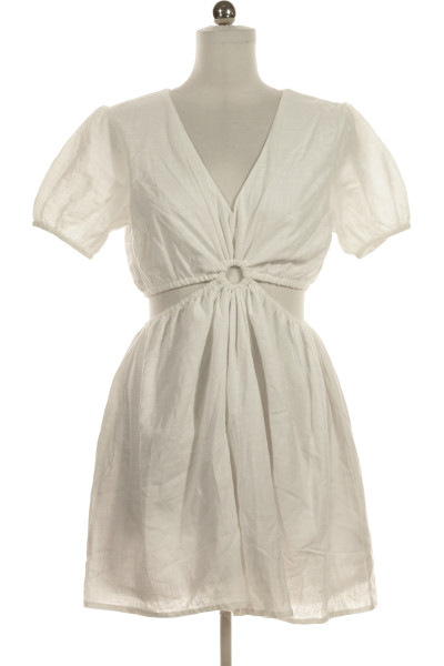 Bílé Letní šaty S Krátkým Rukávem Missguided Vel.  42