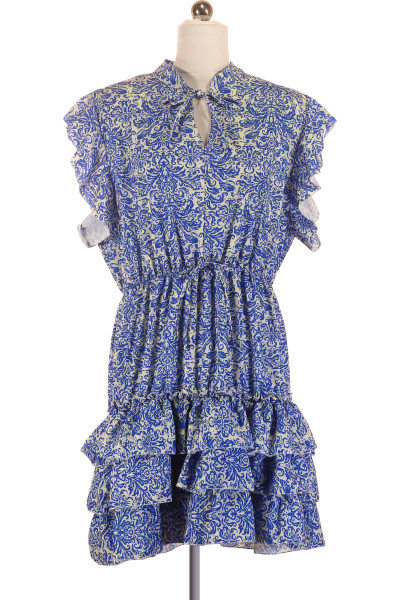 Modré Letní šaty S Krátkým Rukávem My Haily S Vel. XXL