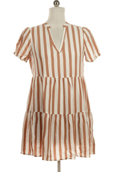 Barevné Letní šaty S Krátkým Rukávem ONLY Outlet Vel. M