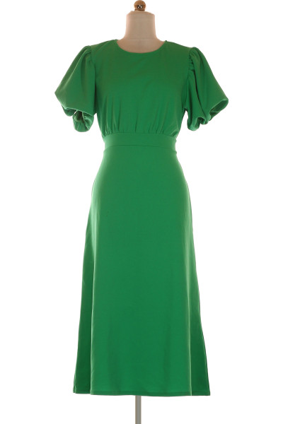 Zelené Letní šaty S Krátkým Rukávem Sisters-Point Vel. XL