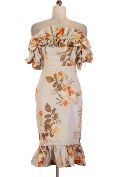 Barevné Letní šaty S Krátkým Rukávem Lipsy Outlet Vel.  36