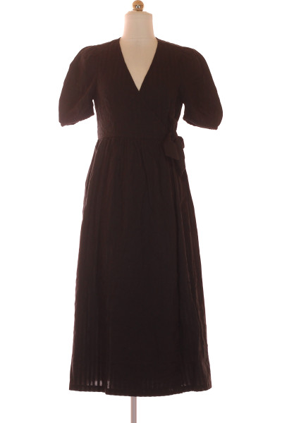 Černé Letní šaty S Krátkým Rukávem Monki Outlet Vel. 34