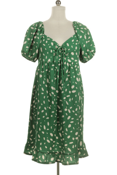 Zelené Letní šaty S Krátkým Rukávem Dorothy Perkins Vel.  42