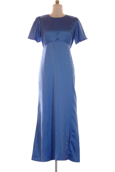 Modré Společenské šaty S Krátkým Rukávem Sisters-Point Vel. S