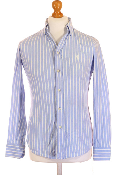 Barevná Vzorovaná Pánská Košile S Dlouhým Rukávem Ralph Lauren Vel. S