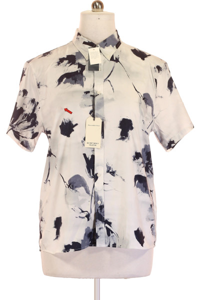 Barevná Vzorovaná Pánská Košile S Krátkým Rukávem Abercrombie&Fitch Vel. XL