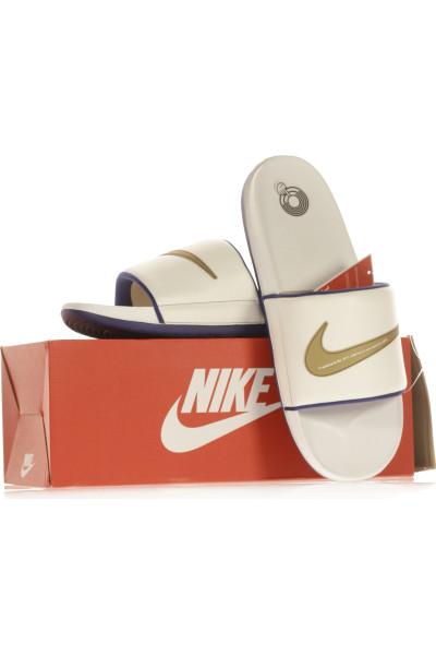 Bílé Pánské Pantofle Nike Outlet