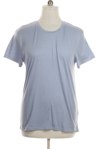 Modré Jednoduché Pánské Tričko S Krátkým Rukávem SAMSOE Vel. XL