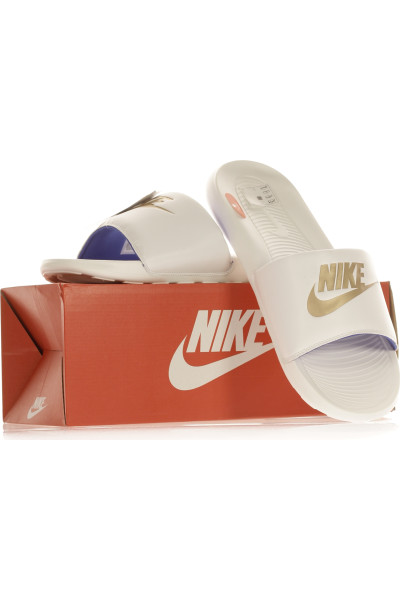 Bílé Pánské Pantofle Nike Outlet