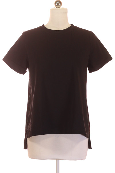 Černé Jednoduché Dámské Tričko S Krátkým Rukávem THOM By Thomas Rath