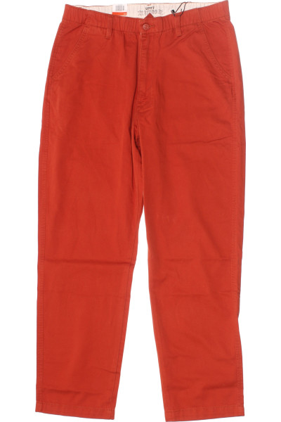 Oranžové Pánské Chino Kalhoty LEVIS Outlet Vel. L