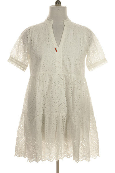 Bílé Letní šaty S Krátkým Rukávem Y.A.S Outlet Vel.  XL