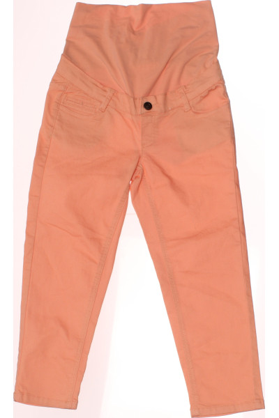 Oranžové Dámské Kalhoty S Vysokým Sedem Outlet Vel. 36