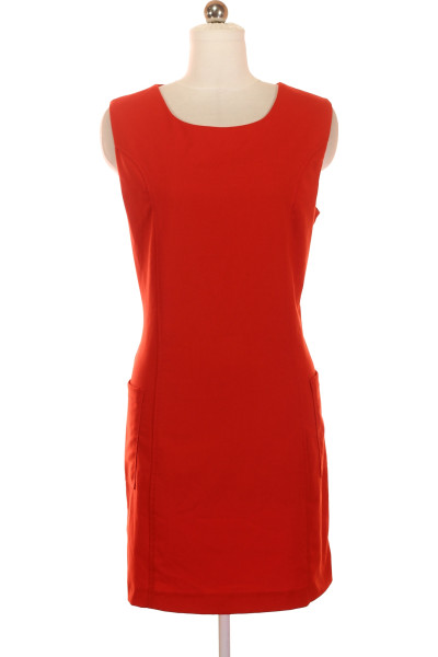 Červené Pouzdrové šaty Šaty Bez Rukávů VILA Vel. M