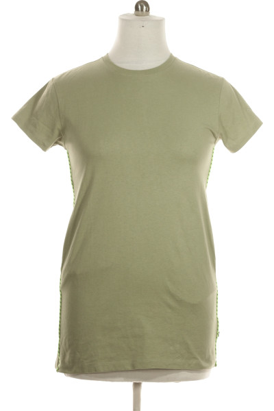 Zelené Jednoduché Pánské Tričko S Krátkým Rukávem CONVERSE Vel.  M