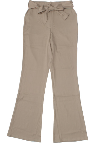 Zelené Dámské Rovné Kalhoty Missguided Outlet Vel.  36