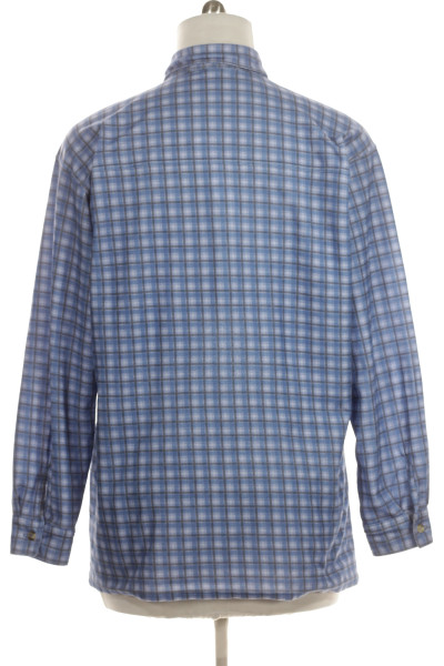 Modrá Vzorovaná Pánská Košile s Dlouhým Rukávem SCHOFFEL Vel. XL