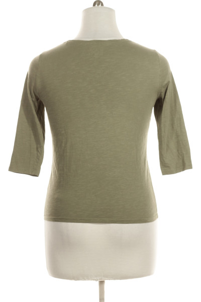 Zelené Jednoduché Dámské Tričko s Krátkým Rukávem Esprit Vel. L
