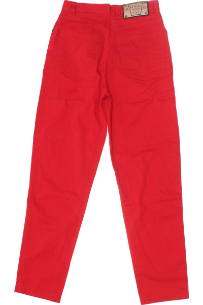 Červené Dámské Rovné Kalhoty BETTY BARCLAY Second hand Vel. 36