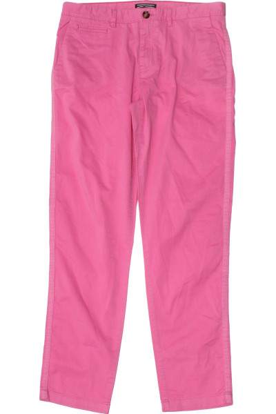 Růžové Dámské Chino Kalhoty TOMMY HILFIGER