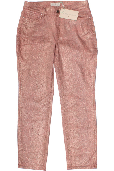 Růžové Dámské Rovné Kalhoty PFEFFINGER Outlet