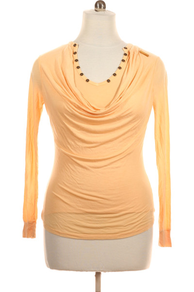 Smyslný Oranžové Dámské Tričko Khujo Vel. XL