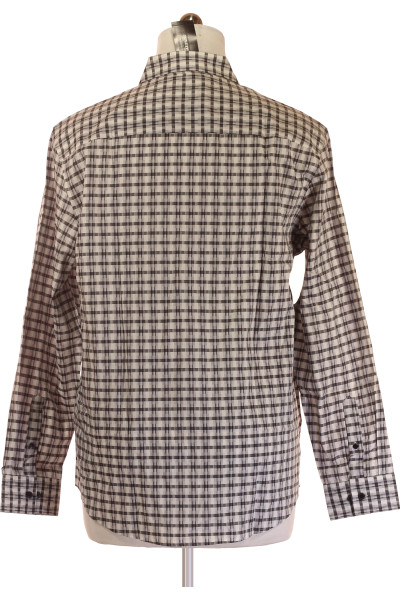 Barevná Vzorovaná Pánská Košile s Dlouhým Rukávem Vel. XL