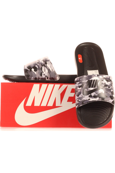 Černé Pánské Pantofle Nike Outlet