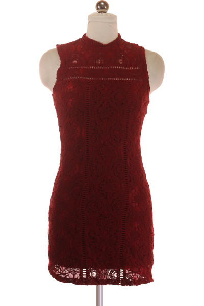 Červené Pouzdrové šaty  Šaty Hollister Second Hand Vel. 00